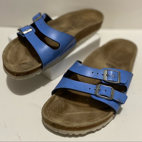 Birkenstock Ibiza Sea Blue Sandals Size 39 - Picture 10 of 16